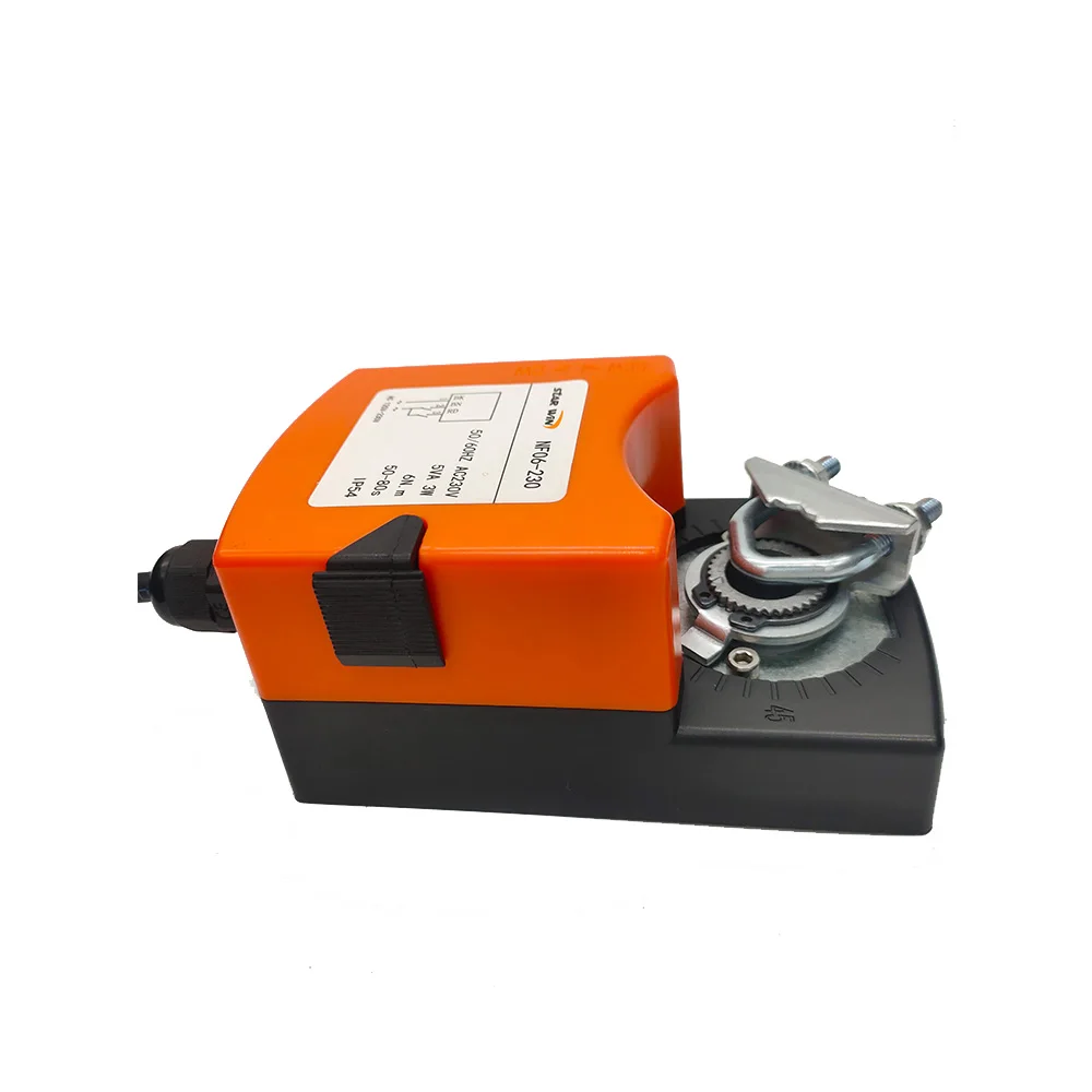 Ready To Ship  Ventilation 24V 120V 230V HVAC System 6Nm 10Nm On/Off  Damper Actuator