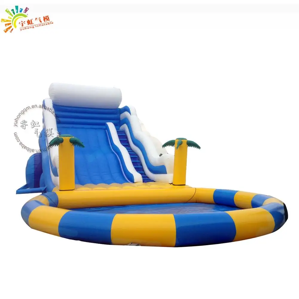 Cheap Sale Outdoor Inflatable pool water slides kids inflatable water slide for sales