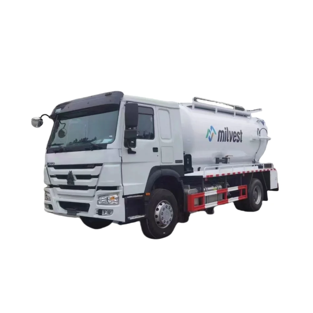 Customizable high-quality Howo suction truck manufactured by Chinese factory  supports export to Asia and Africa