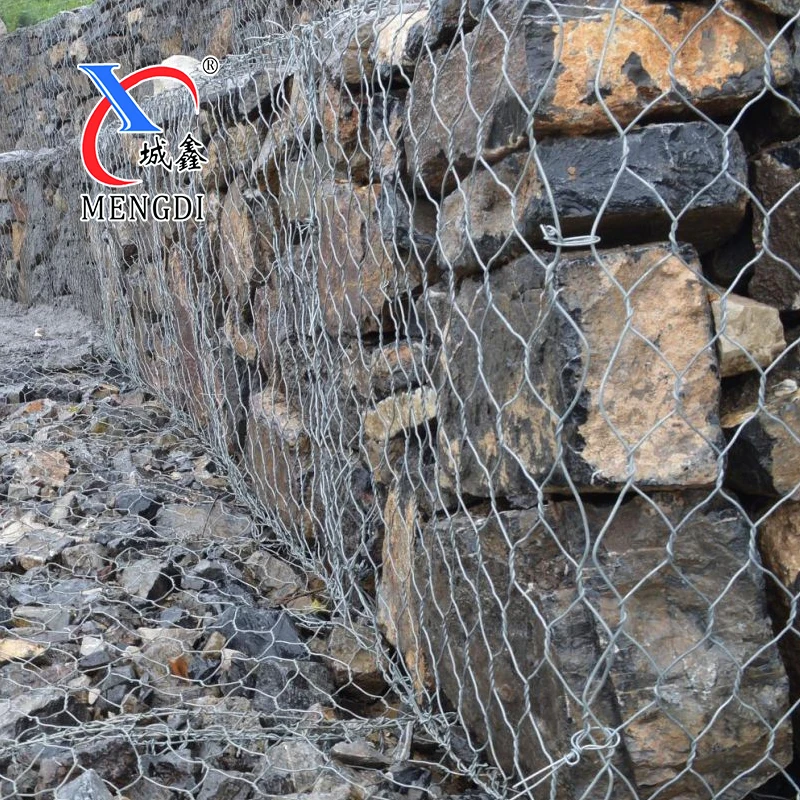 Китай, самая продаваемая шестиугольная каменная габионная сетка