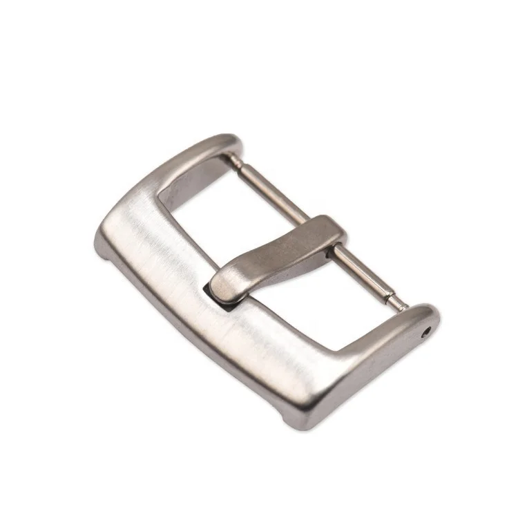 Durable 16mm 18mm 20mm 22mm black and silver metal watch clasp buckle watch strap buckles