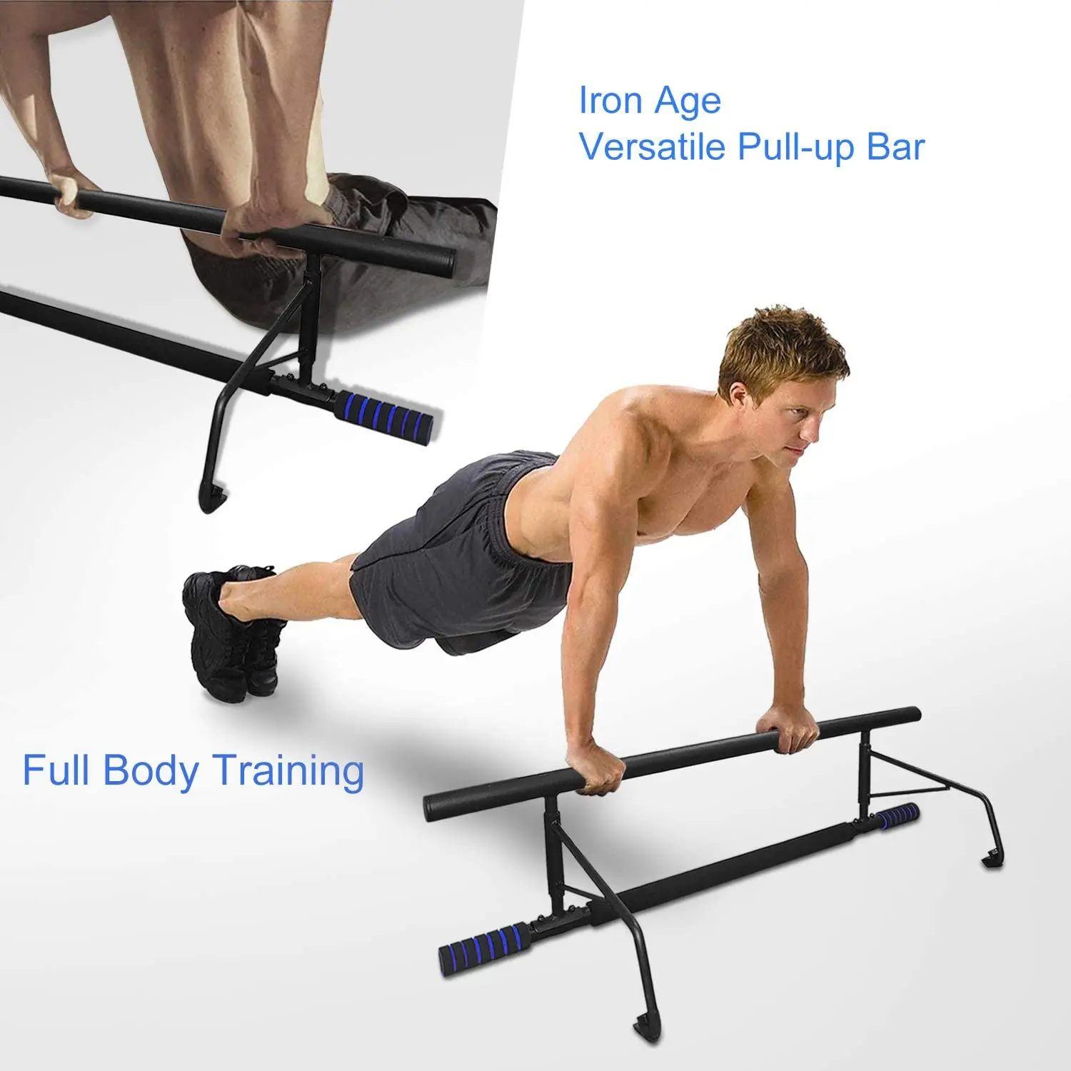 Multi-Gym Doorway Pull Up Bar Body Building Equipment and Portable Gym System