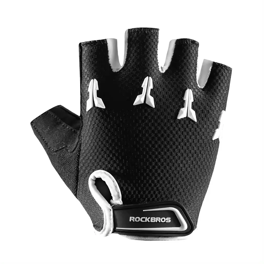 Custom logo Shockproof Anti Slip Bicycle Bike Cycling Cycle Racing Half Finger Cycling Sports Gloves