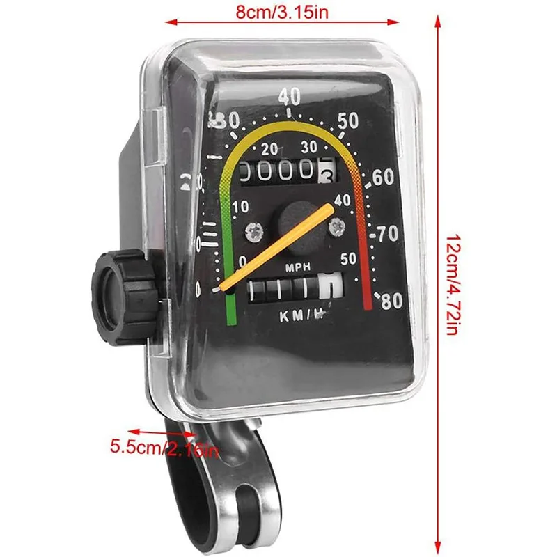 Bicycle stopwatch Aluminum alloy mountain bike riding simulation meter speed stopwatch