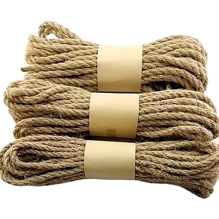 Manufacturers 3 Strand sisal manila pp hemp jute rope