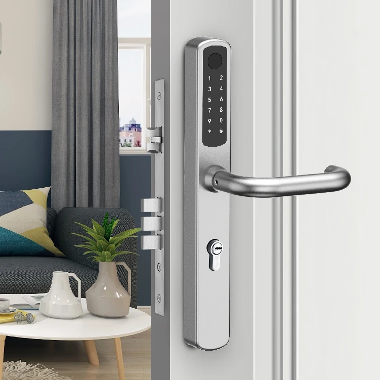 JIXIN заводская цена дверной замок ручка безопасный замок электронный замок