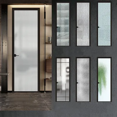 Aluminium Swing Door Anti-theft Heavy Extrusion Profile Fitting for Frame Pull Partition Latest Quality Aluminium Swing Door