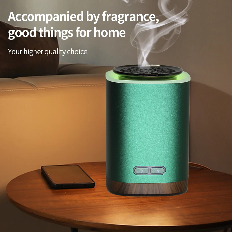 Electric Incense Bukhoor Burner 7 Colors LED Light Car Portable Fragrance aromatheray aroma diffuser waterless Heating air scent