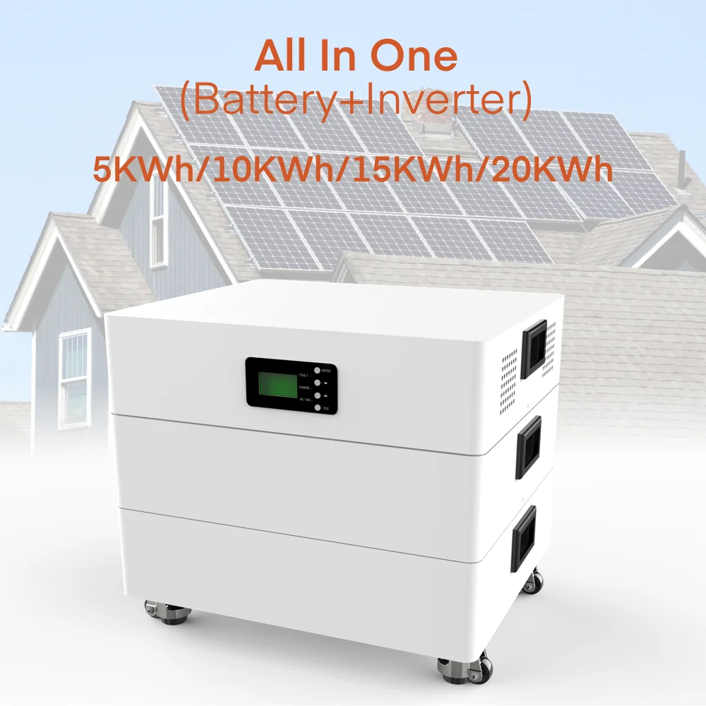 5KWH 10KWH 15KWH 20KWH штабелированный модуль Lifepo4 батареи все в одном литиевые и инвертор для дома