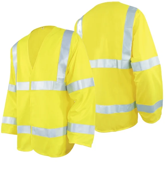 ENISO 14116  Hi-vis  flame retardant  safety  vest  long sleeves  personal protective equipment
