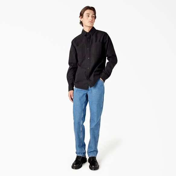 Custom Men Classic Plaid Shirt Brushed Button Down Two Pocket Shirts Design Under Cuffs Collar Long Sleeve Casual Flannel Shirt