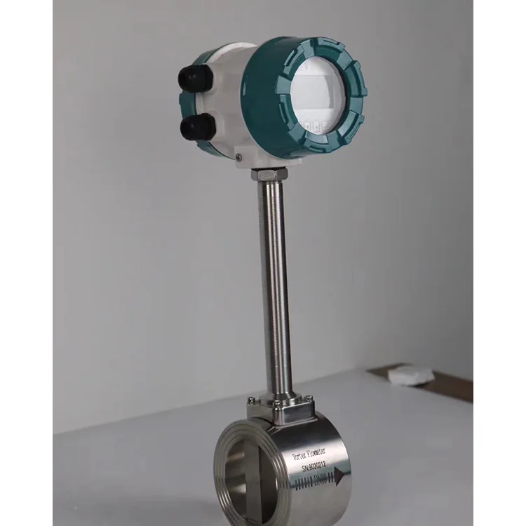 High quality vortex flowmeter digital display low cost intelligent water meter sensor
