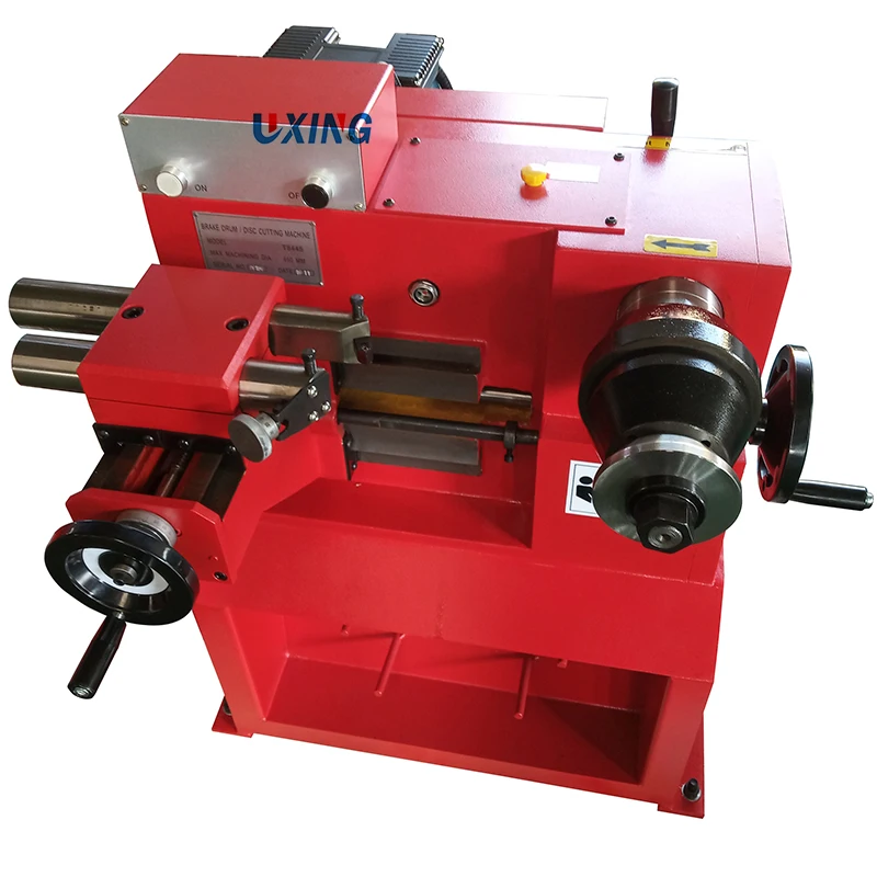 high quality T8445 T8445A brake disc and drum cutting lathe machine for car manufacturer