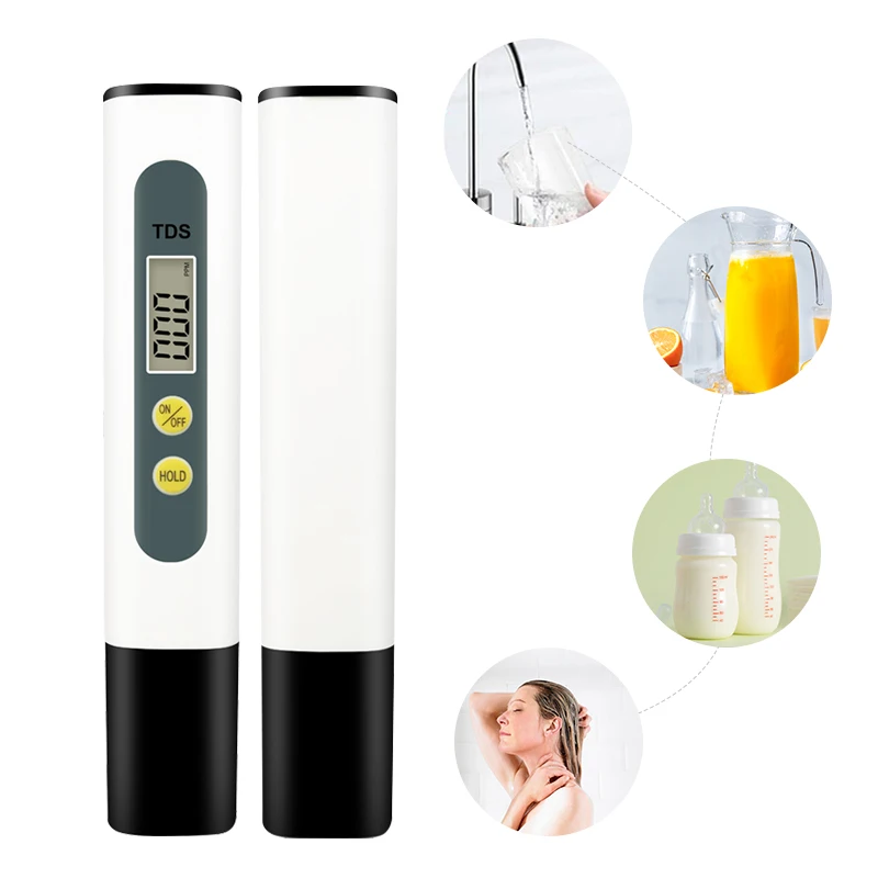 TDS Meter Hold LCD Digital Temp water tester Pen PPM Meter Filter Stick Water Purity Tester