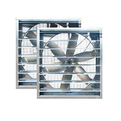 Industrial Large Exhaust Fan with Motor for Greenhouse Agriculture Hot Dip Galvanized Hammer Ventilation Way
