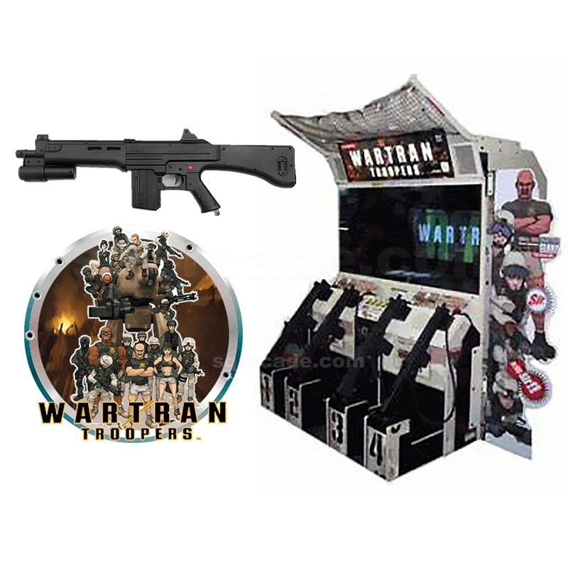 Modified original Arcade Gun USB Light Gun Wartran Troopers Arcade Game Gun Assembly Shooting Machine