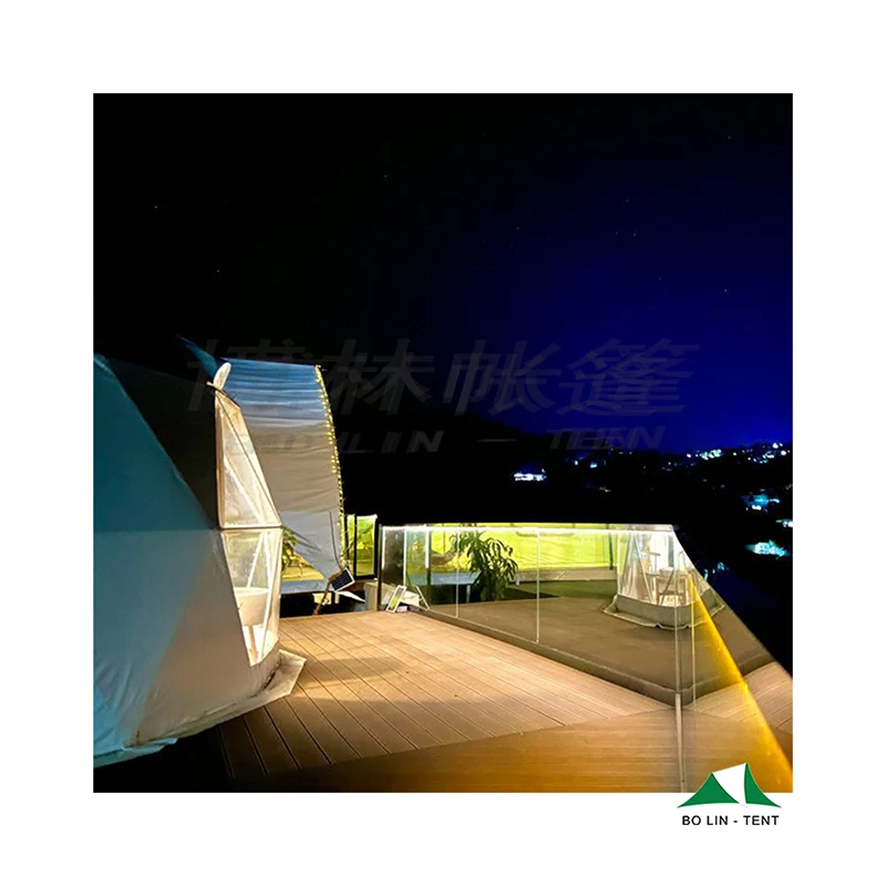 Factory Price Luxury Dome Tent Outdoor Glamping Geodesic Dome House Tents