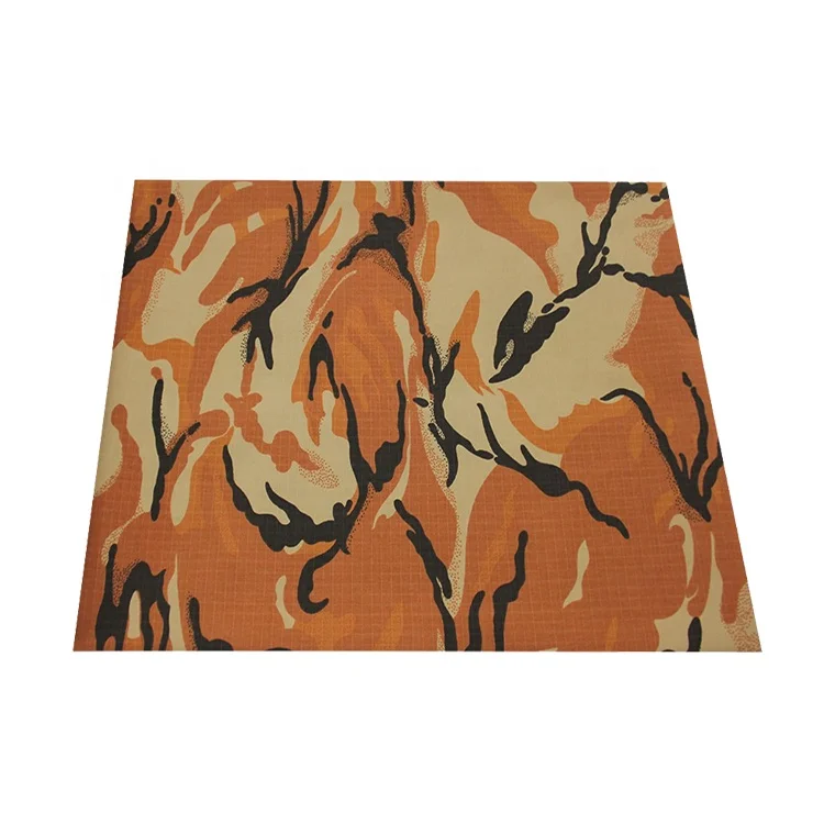 
Anti-infrared 100% Cotton African Military Printed Camouflage fabric 