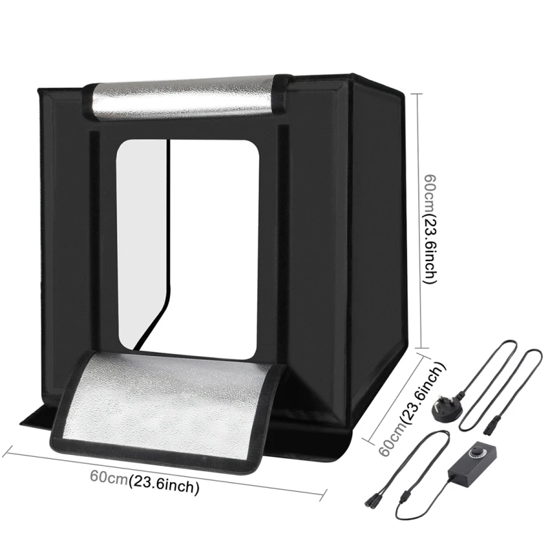 30cm Portable Foldable Box Led Shooting Studio Box With 6 Backgrounds Photography Lighting Tent