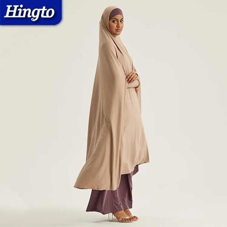 Islamic Clothing Muslim Dress Khimar Sets Burqa Hijabs Khimar Islamic Muslim Women Jilbab Long Dresses Abayas With Hijab