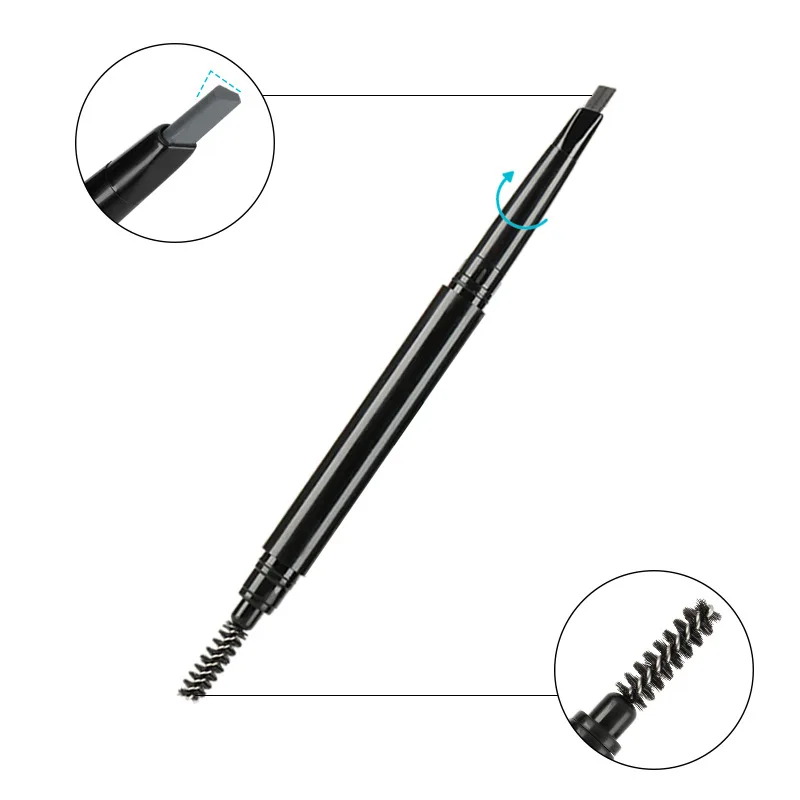Best selling no logo eye brow brush custom color brow pen neon waterproof eyebrow pencil colors