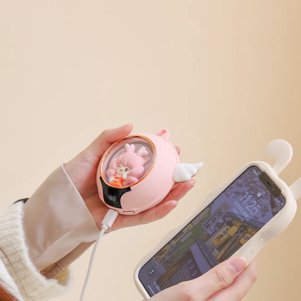 Best Seller Custom 5000mah Battery USB Charging Children Mini Mobile Heater Hand Warmer