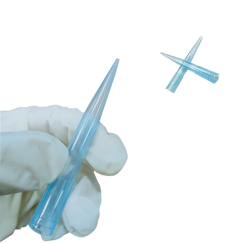 Disposable Plastic Laboratory Consumables Universal 1ml Quantitative RD A006 Sterile 1000ul Blue Pipette Tips