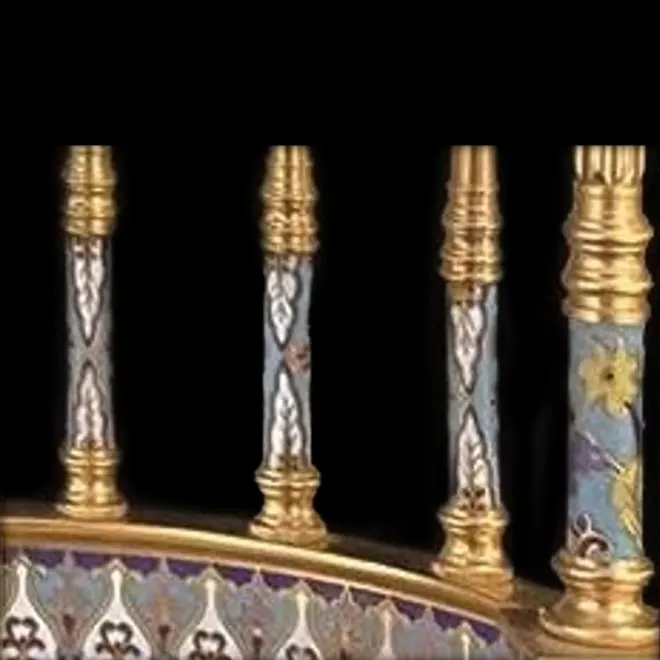 Hot-selling high-end luxury antique copper floor handmade customized silent grandfather clock