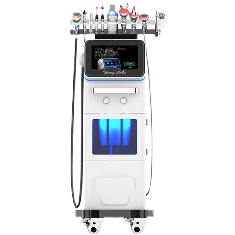 
2021 New 8 In 1 Multifunction Water Dermabrasion Jet Peel H2O2 6 In 1 Portable Facial Beauty Machine 