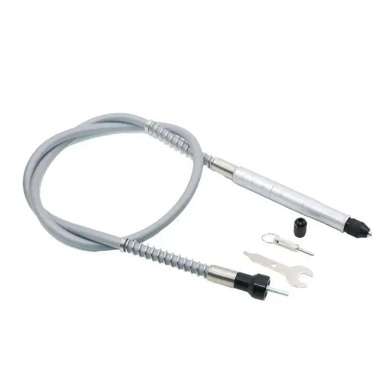 Soft Flex Shaft Grinder Flexible Shaft with 0.3-3.2mm Drill Chuck Handle for Dremel Electrical Tools Accessories