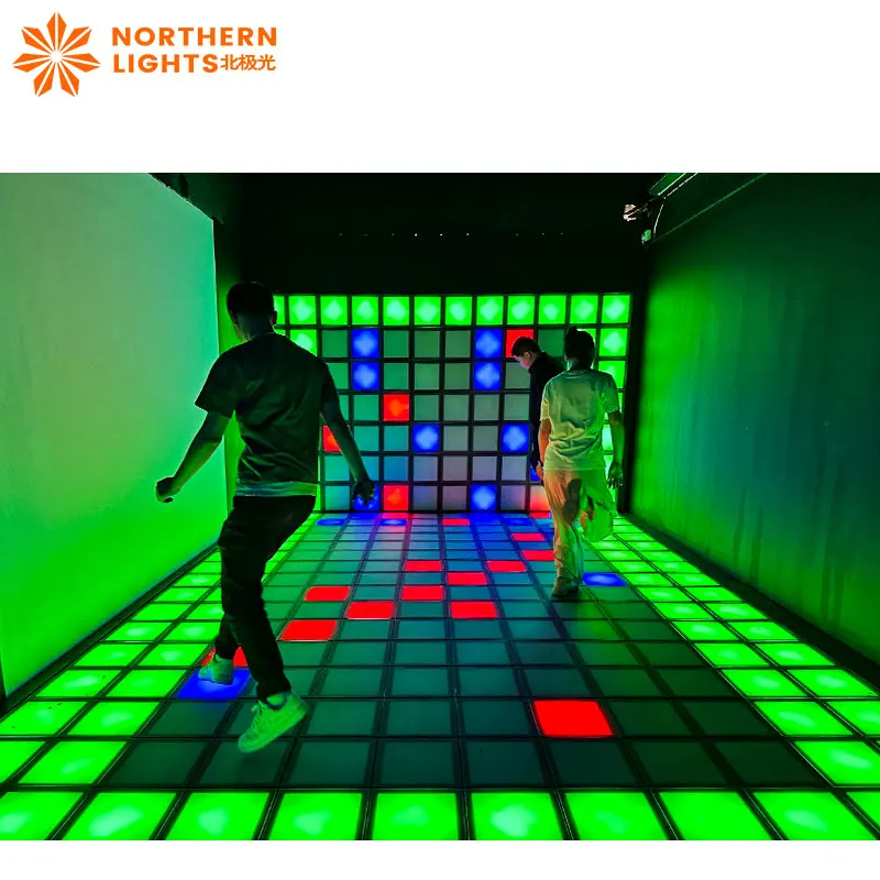 Source Factory Activate LED Jumping Floor Interactive Game for Amusement Park