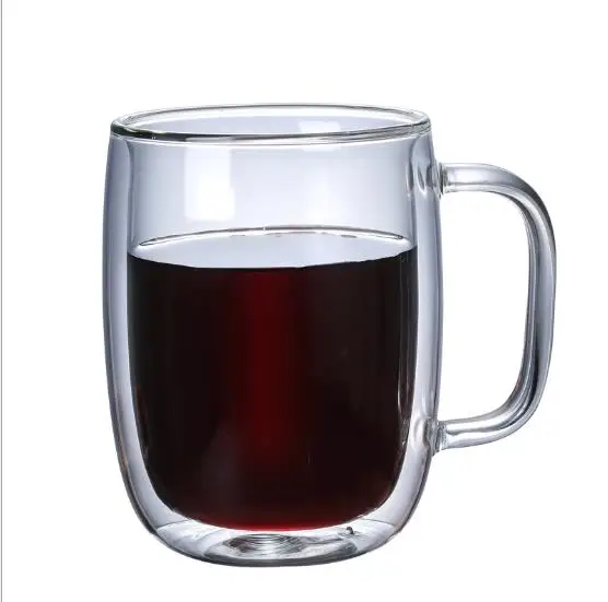 
Wholesale low price High Borosilicate double wall Glass Coffee Cup 