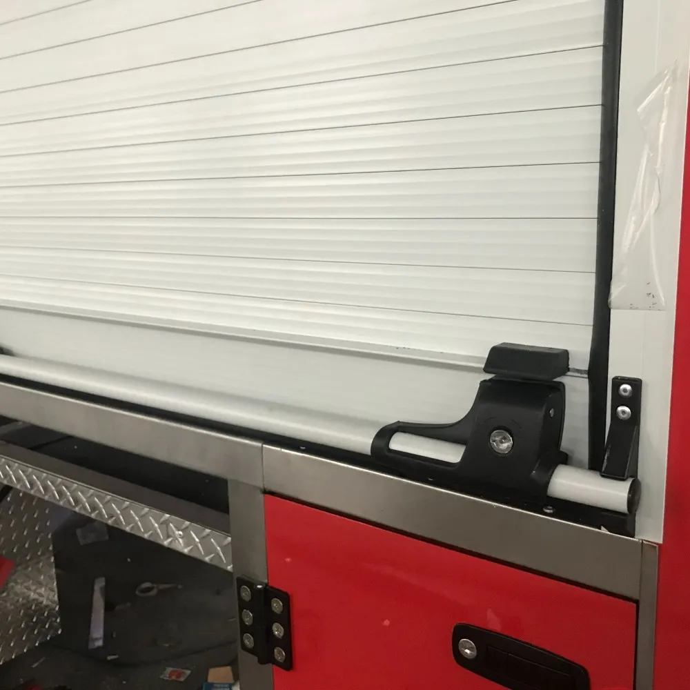 Van Delivery Truck Cabinet Kitchen Aluminum Roller Shutter Vertical Push Pull Roller Shutter Door