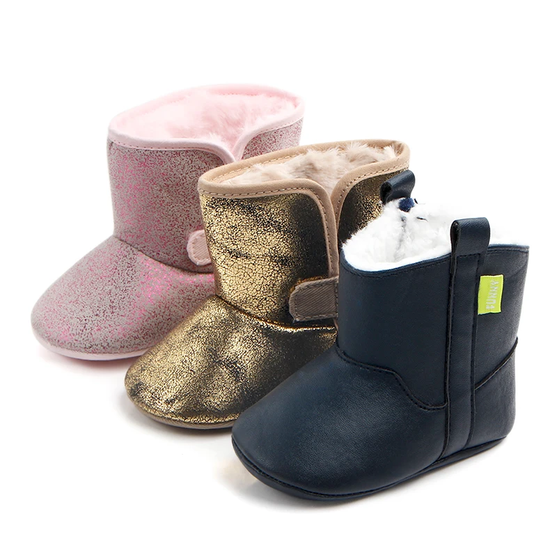
 Новое поступление, высококачественные кожаные зимние ботинки для новорожденных   (60714991639)