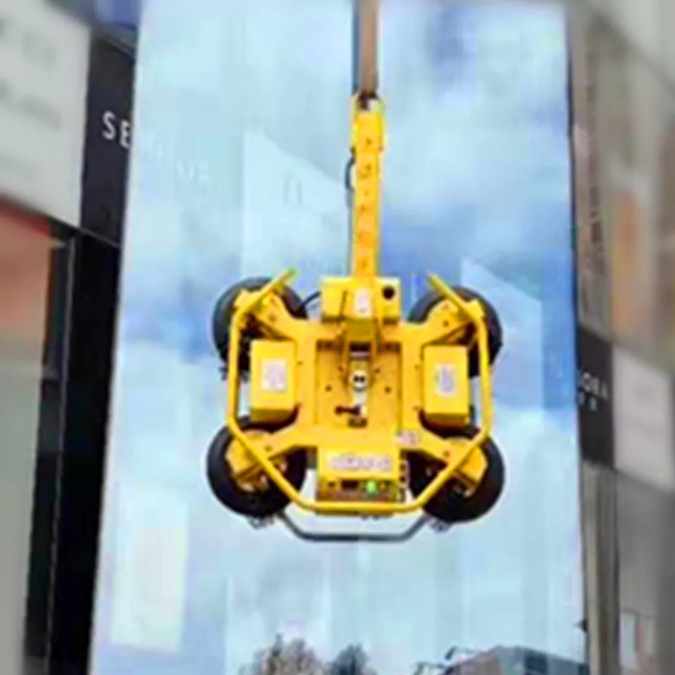 CE certified breathing glass vacuum lifter with manual tilt and rotation