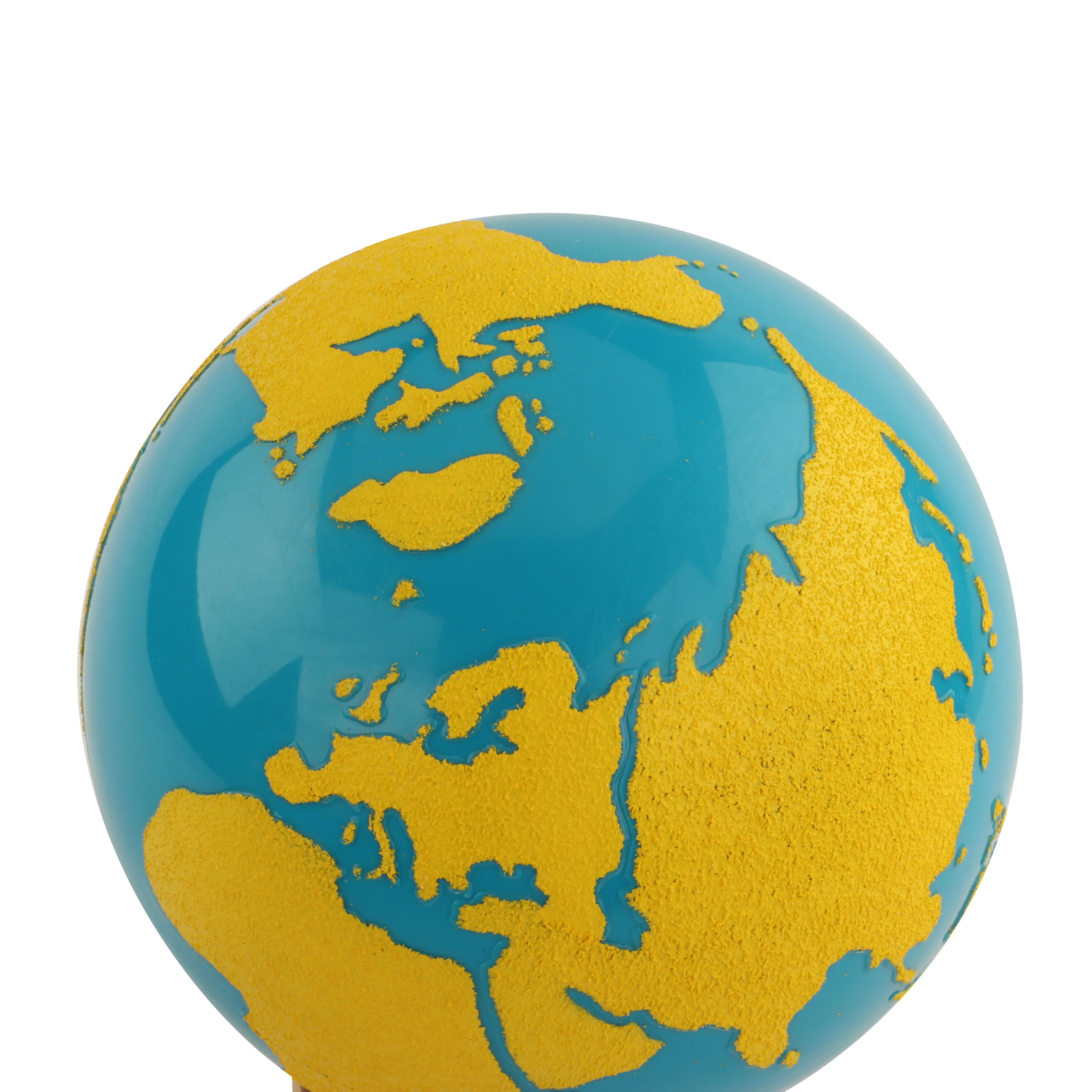 GE085 Sandpaper Globe  montessori equipment materials geography wooden  montessori children toy