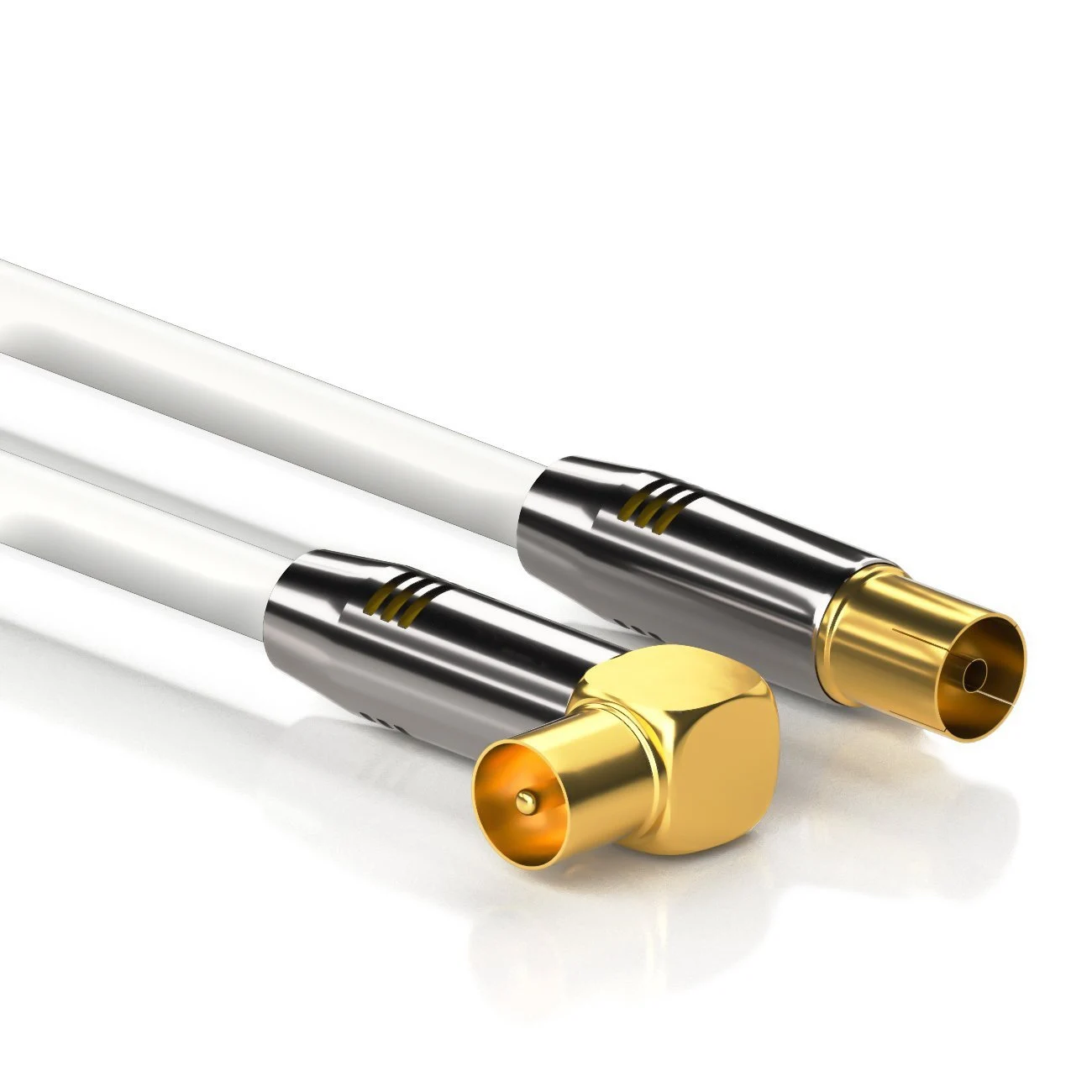 TV Cable 9.5 Pal Plug to 9.5 PAL Plug RF Coaxial Antenna tv f type 95 cable For Digital Satellite/CCTV SAT Cable 75ohm 3C-2V