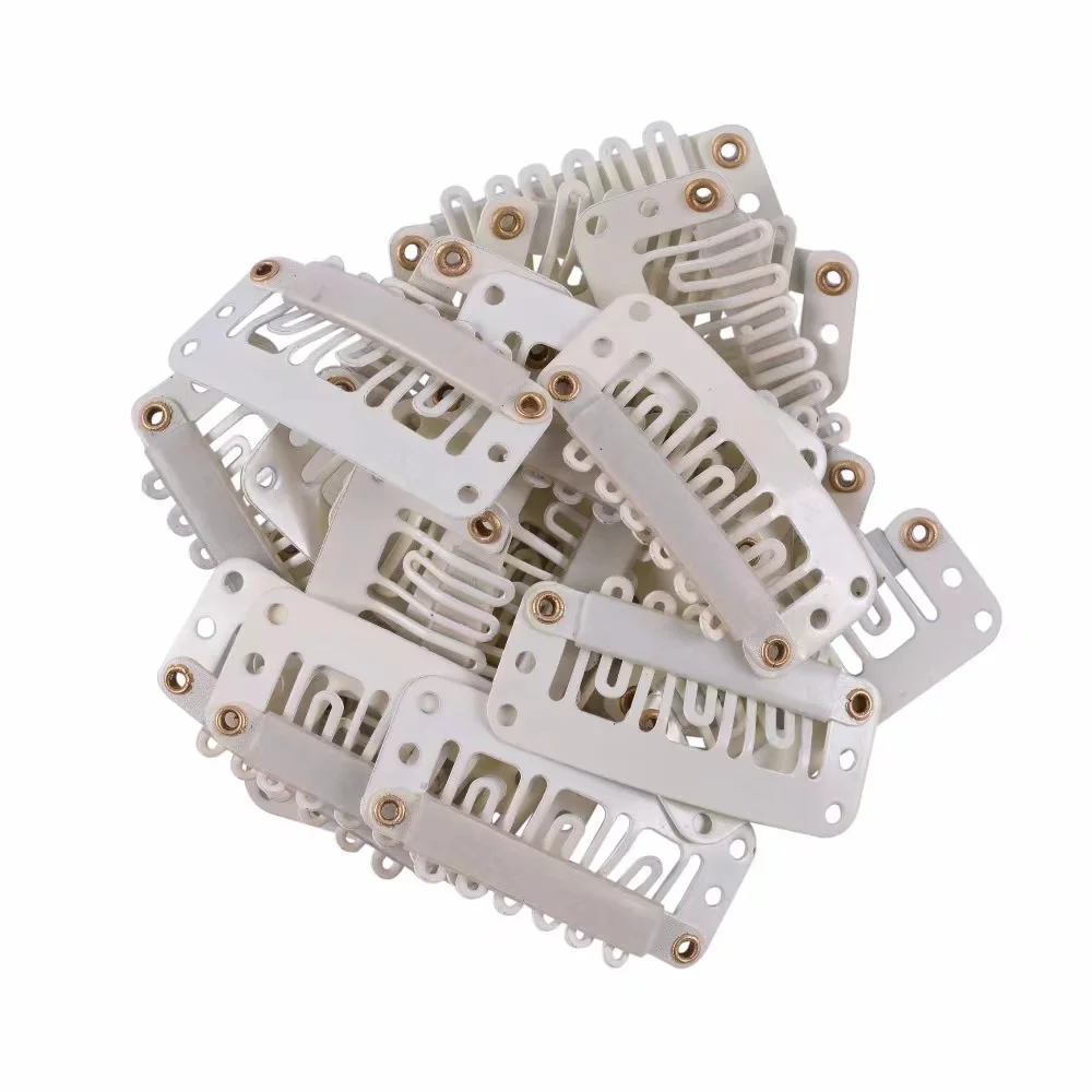 3.2CM U-shape Small Metal Clips 6 Teeth Combs Clips Hair Wig Clips For Human Hair Extensions DIY