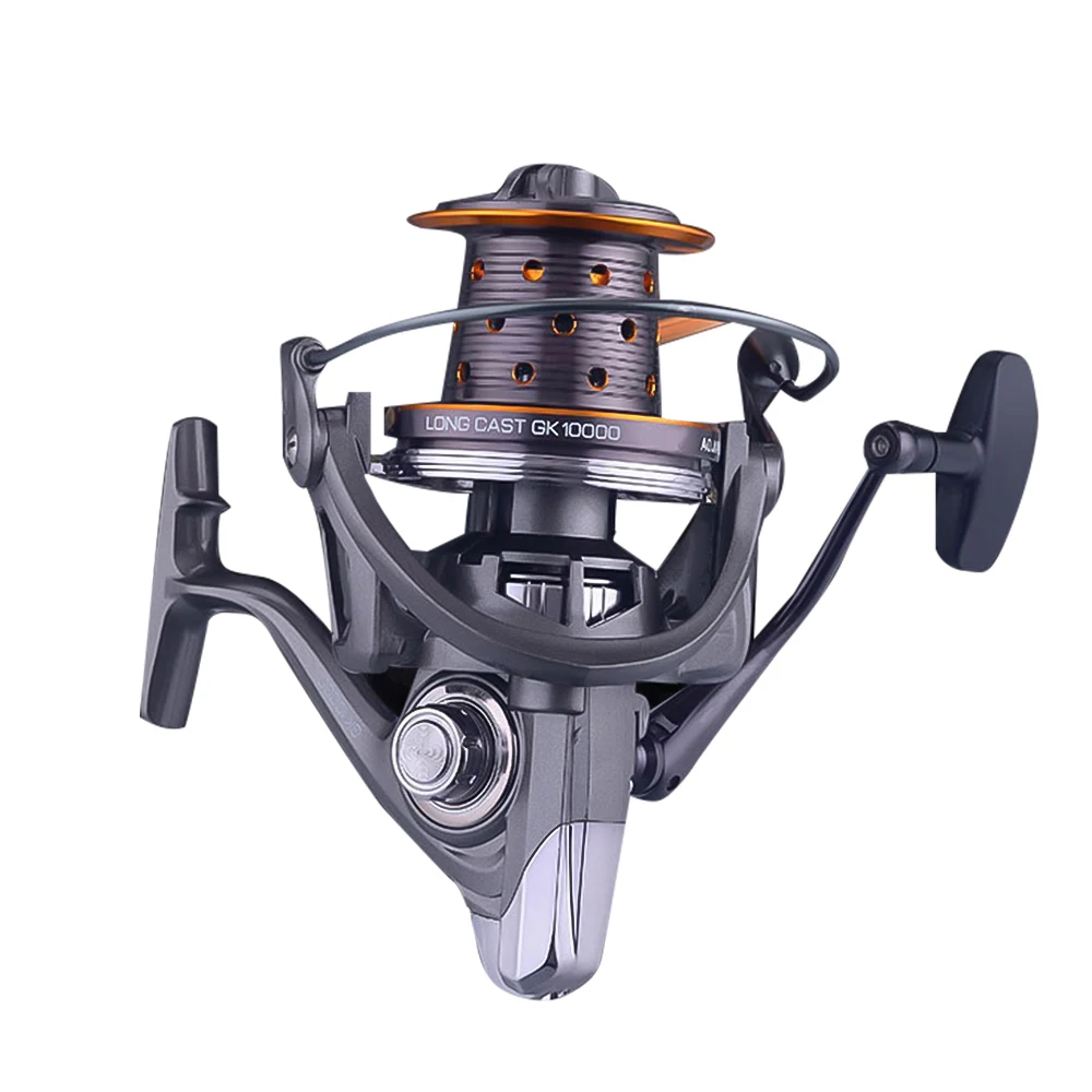 6+1 Stainless steel bearing metal fishing reels 5000-10000 big far throw reel