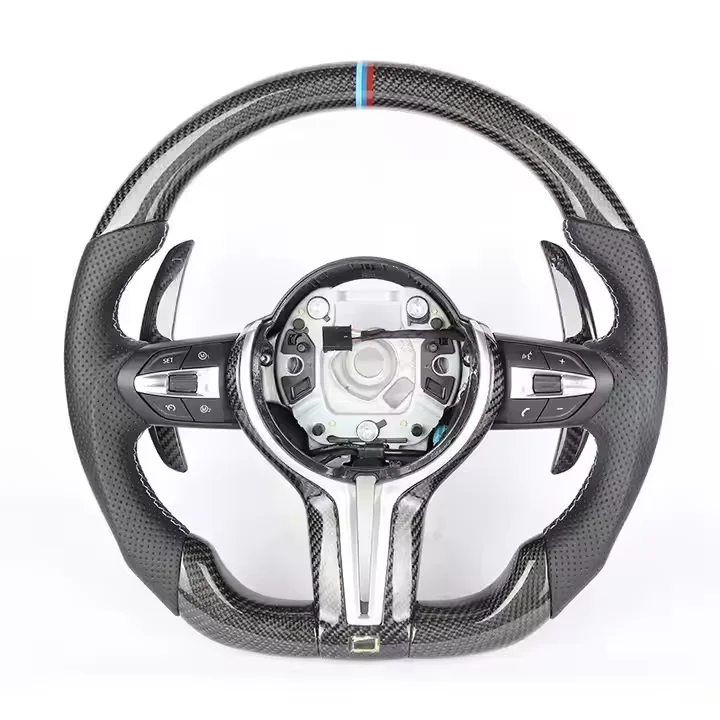 Suitable for BMW 1 2 3 4 5 6 7 series x1 x3 x4 x5 x6 series M series e90 e92 e93 e70 e71 carbon fiber custom steering wheel