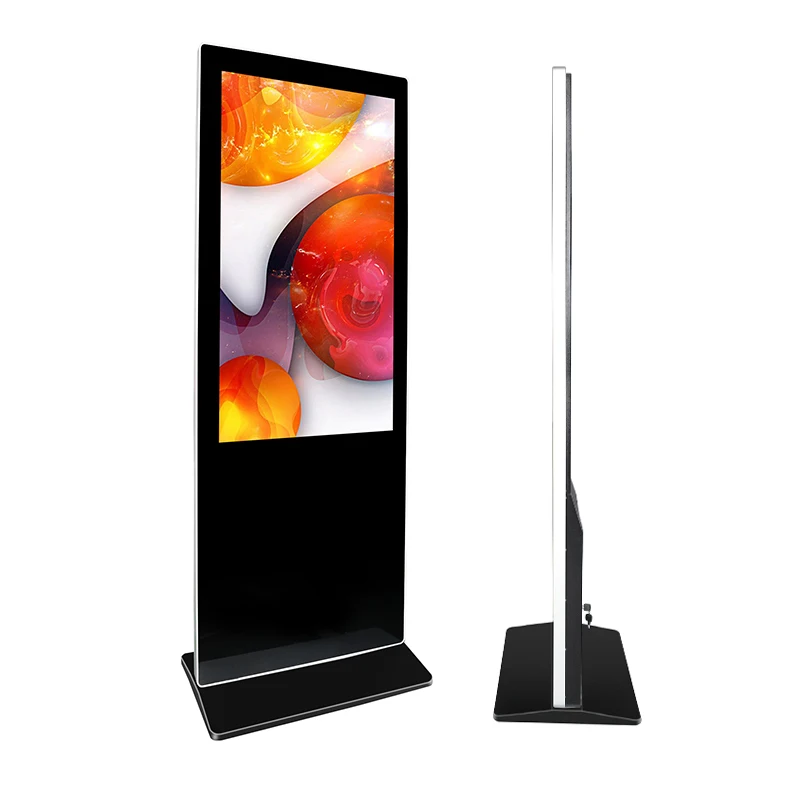 2022 New 32 Inches digital signage screen display with floor stand advertising player LCD kiosk