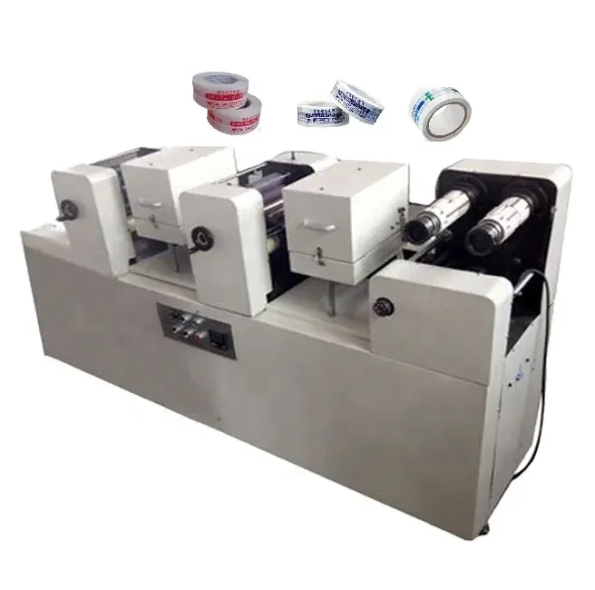 Hot Sale Automatic Packaging Tape Printer Machine Two Color Bopp Adhesive Tape Coating And Printing Machine