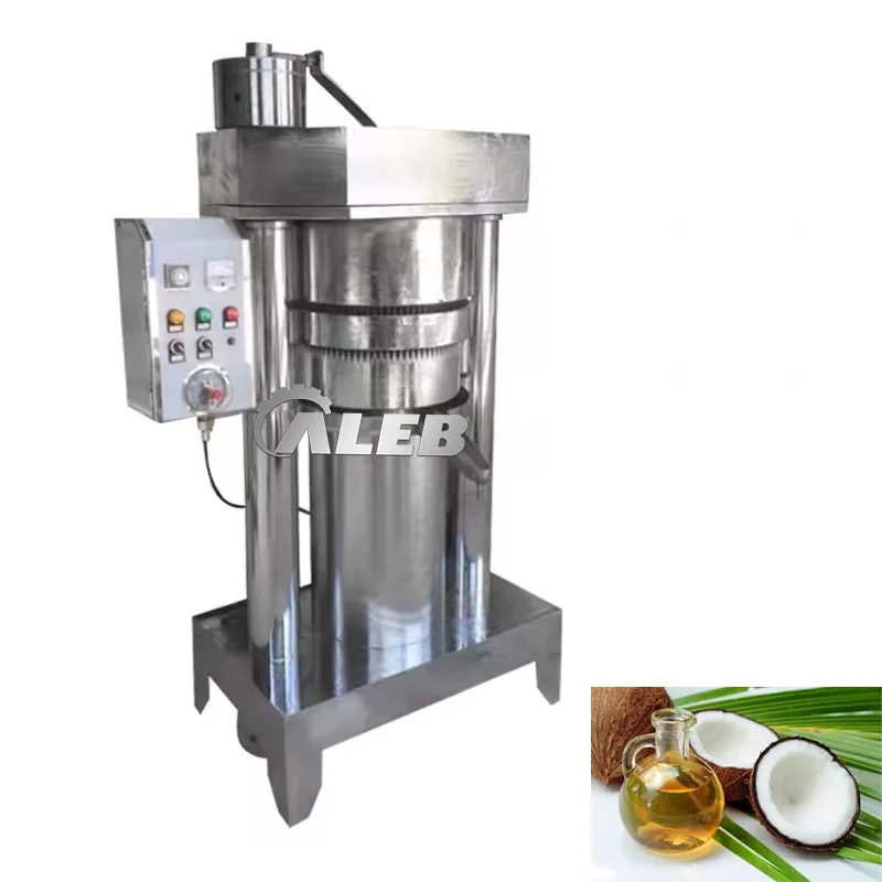 Полуавтоматический гидравлический пресс для масла пищевое кокосовое масло холодный машина Производства арахисового