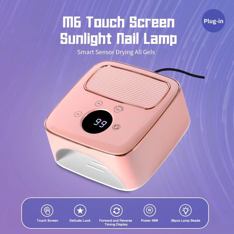 Love the Price Nails Supplies Salon Nail Care Tools and Equipment UV Touch Screen Nail Lamp
