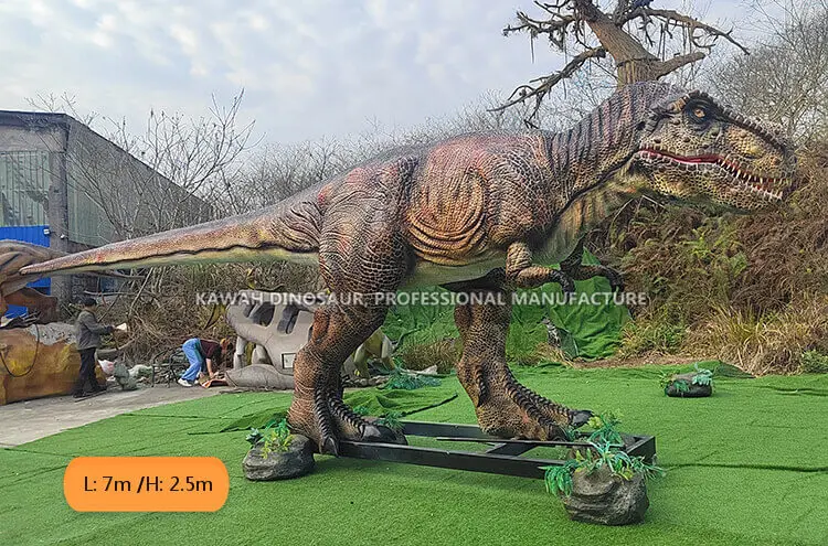 Tyrannosaurus Rex 7 Meters Long Animatronic Dinosaurs Life Size Dinosaurs Realistic T-Rex Statue