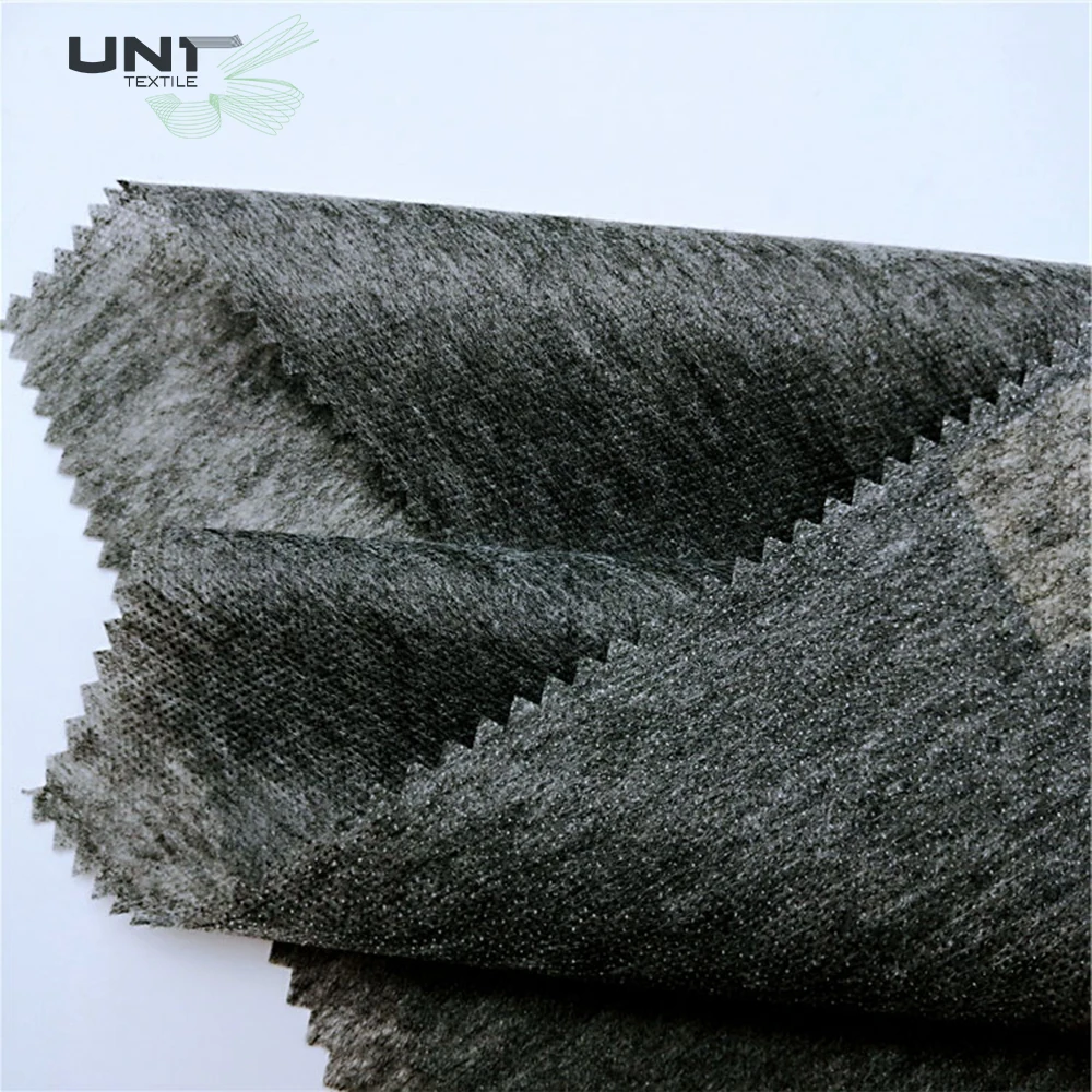 Custom Eco-friendly microdot paste dot thermal bond nonwoven non woven fusing fusible interlining fabric
