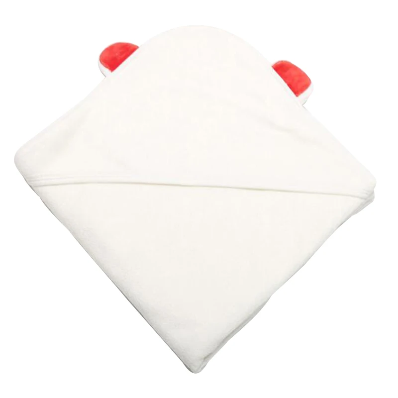 
Factory hot sale patches embroidery organic hooded towel cotton bamboo baby 