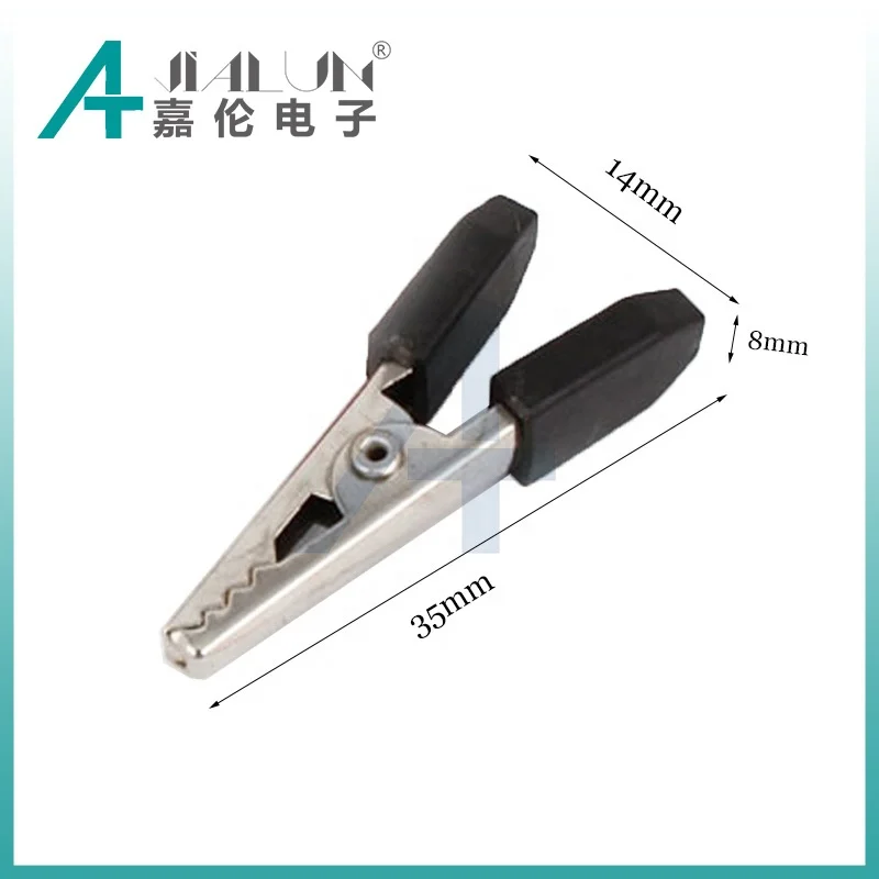 JIALUN free samples small alligator clip iron alligator clamps sizes for LED light fast shipping