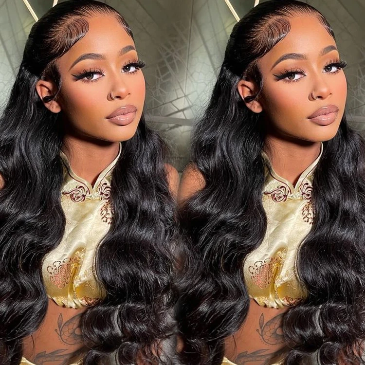 EB 13x6 Raw Indian Lace Frontal Human Hair Wig ,Glueless HD Full Lace Frontal Wigs, Brazilian Straight Curly Wig For Black Women