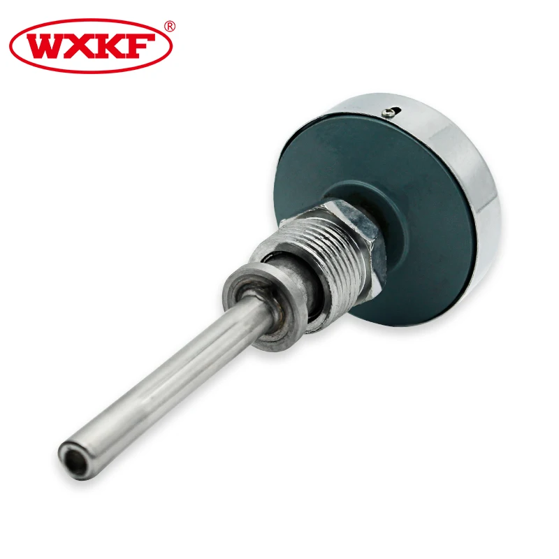 Connection NPT Stainless Steel Ring Gas Filled Capillary Type Thermometer